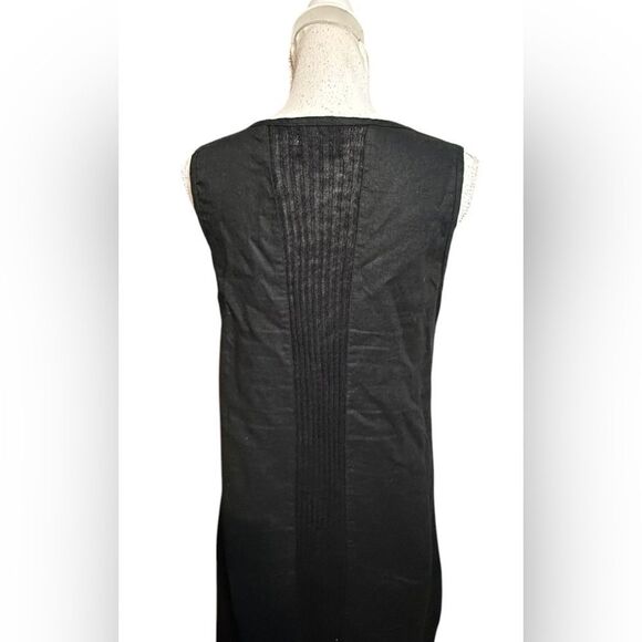 FREAKY FLAX LINEN LAGENLOOK MIDI DRESS WITH POCKETS size small - Picture 5 of 9